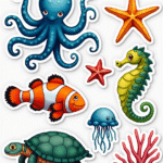 Animals & Wildlife - Sticker Sheet v44